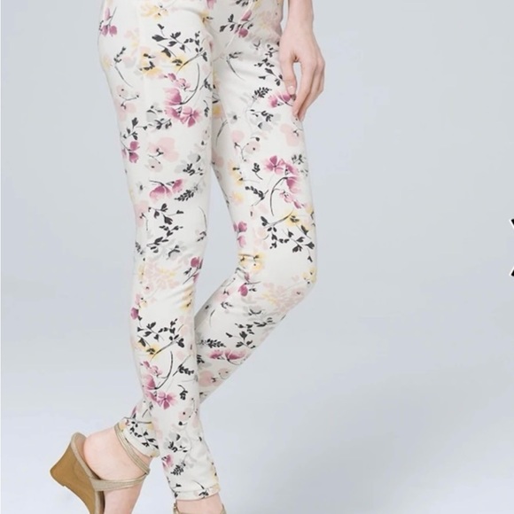 New pants with tag, floral, Gentil Floral in Ecru, size 6R - Picture 5 of 6